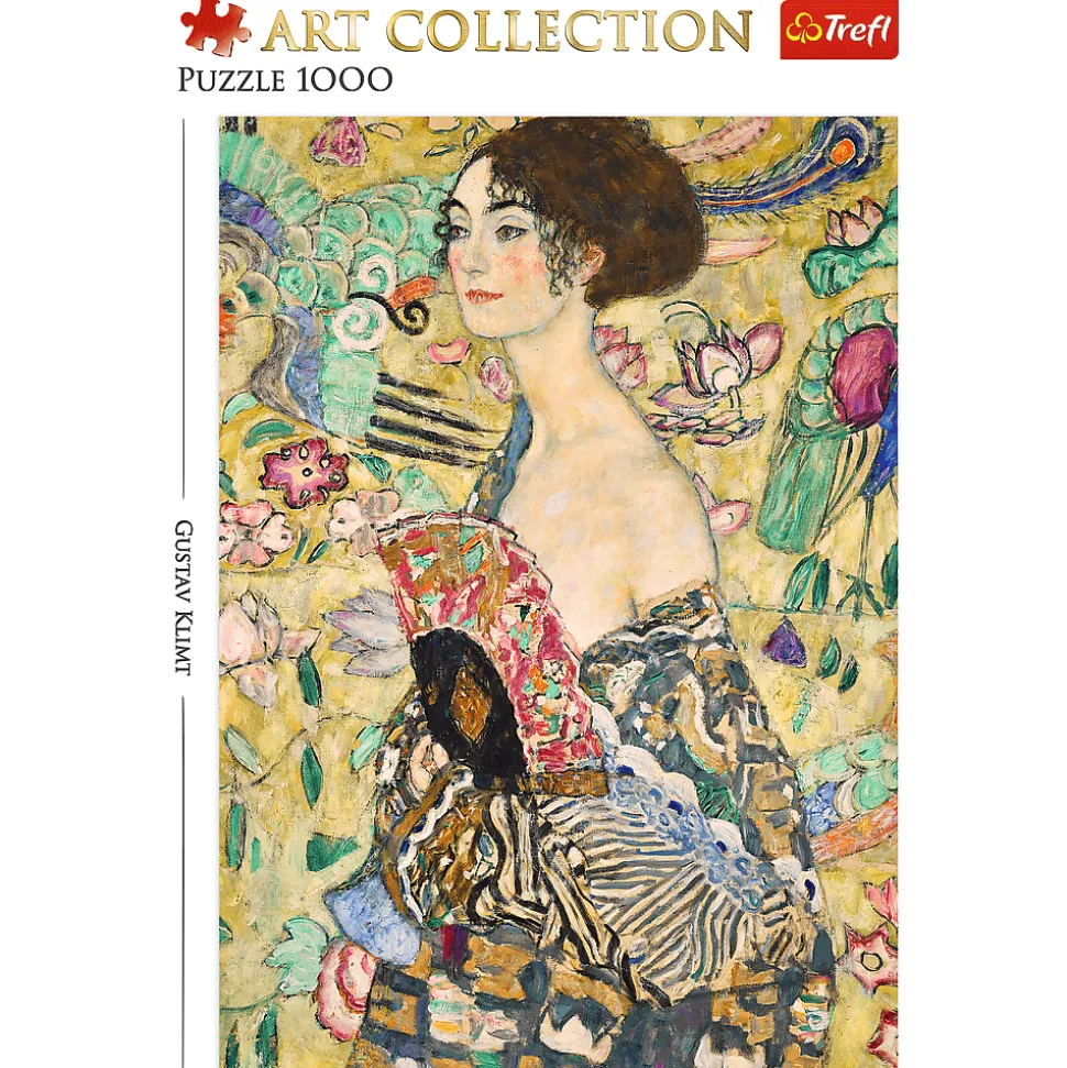 Puzzle Art Collection 1000 el. Dama z wachlarzem