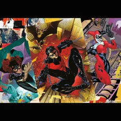 Puzzle Batman 4 x 250 el. Batman w akcji