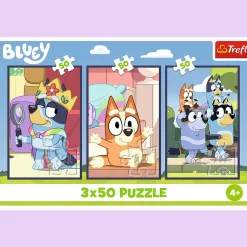 Puzzle Bluey 3 x 50 el. Rodzina Bluey