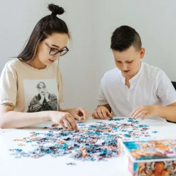 Puzzle Crazy Shapes 600 el. Oko w oko z tygrysem