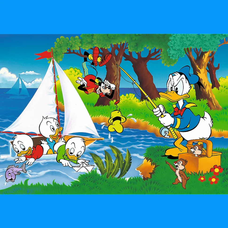 Puzzle Disney 160 el. 40-lecie Trefl - Przygoda nad jeziorem