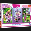 Puzzle Disney 3 x 80 el. - Minnie i przyjaciele