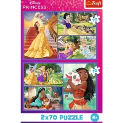 Puzzle Disney 2 x 70 el. Bajkowe dni