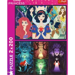 Puzzle Disney 2 x 200 el. Czarujące księżniczki
