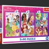 Puzzle Disney 3 x 80 el. Księżniczki przyjaciółki