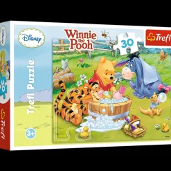 Puzzle Disney Kubuś Puchatek 30 el. Kąpiel Prosiaczka
