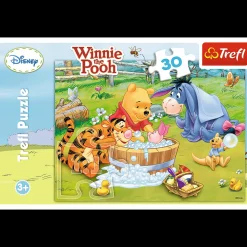 Puzzle Disney Kubuś Puchatek 30 el. Kąpiel Prosiaczka