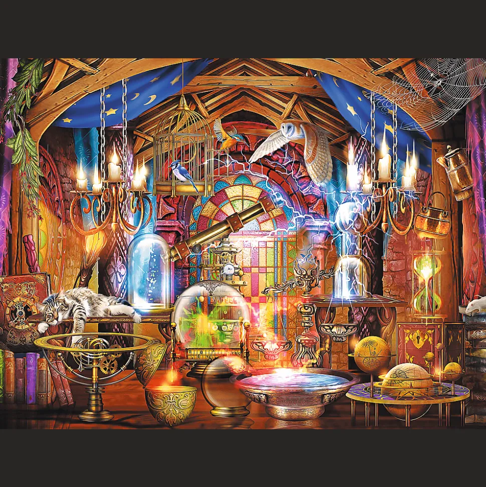 Puzzle drewniane 1000 el. Czarodziejska komnata