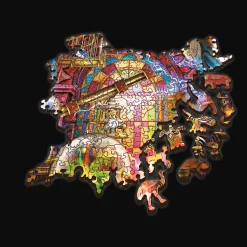 Puzzle drewniane 1000 el. Czarodziejska komnata