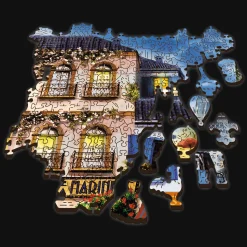 Puzzle drewniane 1000 el. Francuska uliczka