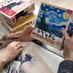 Puzzle drewniane 200 el. Gwiaździsta Noc, Vincent van Gogh