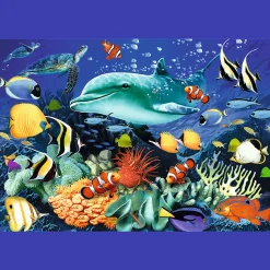 Puzzle drewniane 501 el. Morskie życie