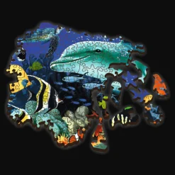 Puzzle drewniane 501 el. Morskie życie