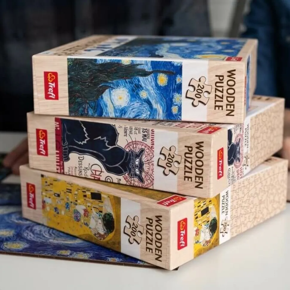 Puzzle drewniane 200 el. Pocałunek - Gustav Klimt