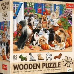 Puzzle drewniane 1000 el. Psia przyjaźń