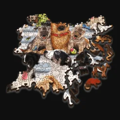Puzzle drewniane 1000 el. Psia przyjaźń