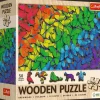 Puzzle drewniane 501 el. Tęczowe motyle