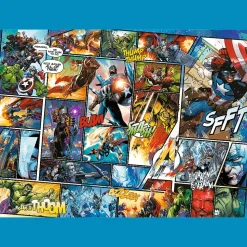 Puzzle drewniane Avengers 1000 el. Komiksowe uniwersum Marvela