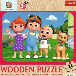 Puzzle drewniane Cocomelon 24 el. Wesoły Cocomelon