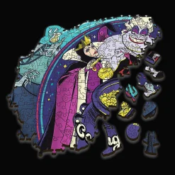 Puzzle drewniane Disney 500+5 el. Złoczyńcy: Przepis na kłopoty