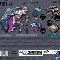 Puzzle drewniane Disney 500+5 el. Złoczyńcy: Przepis na kłopoty