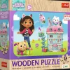 Puzzle drewniane Koci Domek Gabi 24 el. Wesoła Gabby i przyjaciele