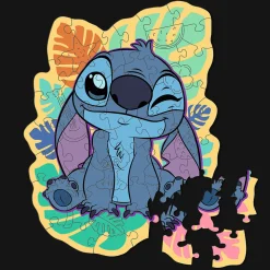 Puzzle drewniane Lilo & Stitch 50 el. Wesoły Stitch