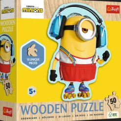 Puzzle drewniane Minionki 50 el. Szalony Minionek