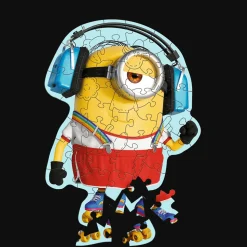 Puzzle drewniane Minionki 50 el. Szalony Minionek
