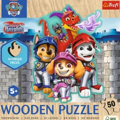 Puzzle drewniane Psi Patrol 50 el. Przygody z Psim Patrolem
