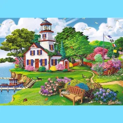 Puzzle drewniane Puzzle 501 el. Letnia przystań