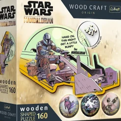 Puzzle drewniane Star Wars 160 el. The Mandalorian - Zjednoczenie