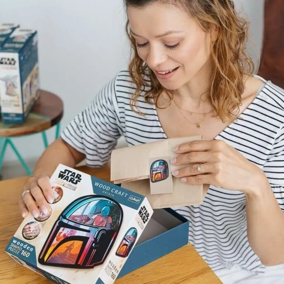 Puzzle drewniane Star Wars 160 el. The Mandalorian