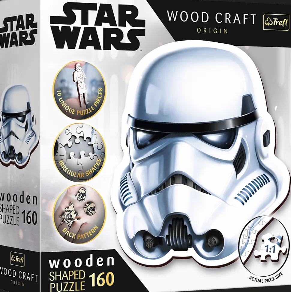 Puzzle drewniane Star Wars 160 el. Hełm Szturmowca