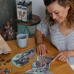 Puzzle drewniane Star Wars 160 el. Grogu