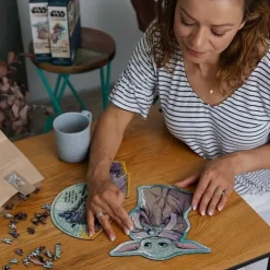 Puzzle drewniane Star Wars 160 el. Grogu