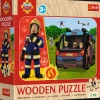 Puzzle drewniane Strażak Sam 24 el. Niesamowity strażak