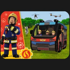 Puzzle drewniane Strażak Sam 24 el. Niesamowity strażak