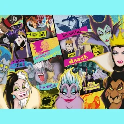 Puzzle drewniane Villains 1000 el. Zlot Złoczyńców