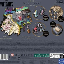 Puzzle drewniane Villains 1000 el. Zlot Złoczyńców