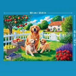 Puzzle EasyPiece 300 el. Pieski na wsi