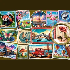 Puzzle EasyPiece 300 el. Znaczki pocztowe