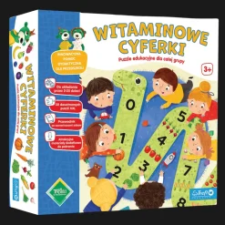 Puzzle edukacyjne dla grupy Witaminowe cyferki, Rodzina Treflików