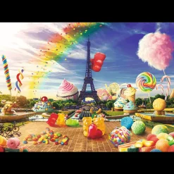 Puzzle Funny Cities 1000 el. Słodki Paryż