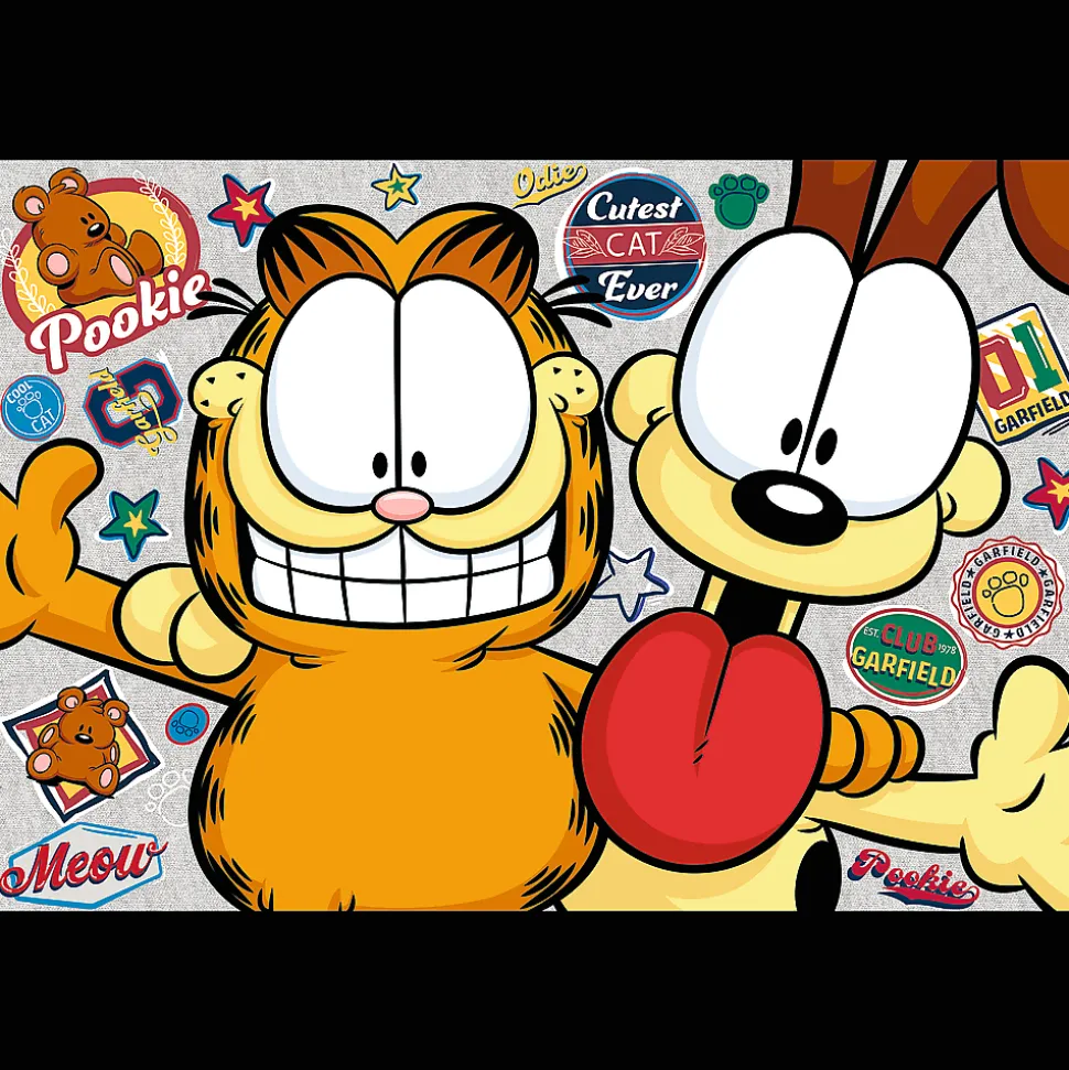 Puzzle Garfield 4 x 250 el. Garfield nie lubi poniedziałków