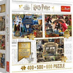 Puzzle Harry Potter 3w1 Turniej, Quidditch, Hogwart