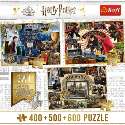 Puzzle Harry Potter 3w1 Turniej, Quidditch, Hogwart