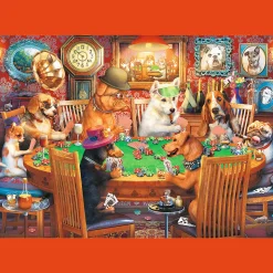 Puzzle Hidden Shapes 1086 el. Wieczór gier