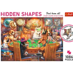 Puzzle Hidden Shapes 1086 el. Wieczór gier