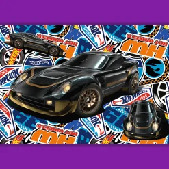Puzzle Hot Wheels 4 x 250 el. Wyścigowe auta